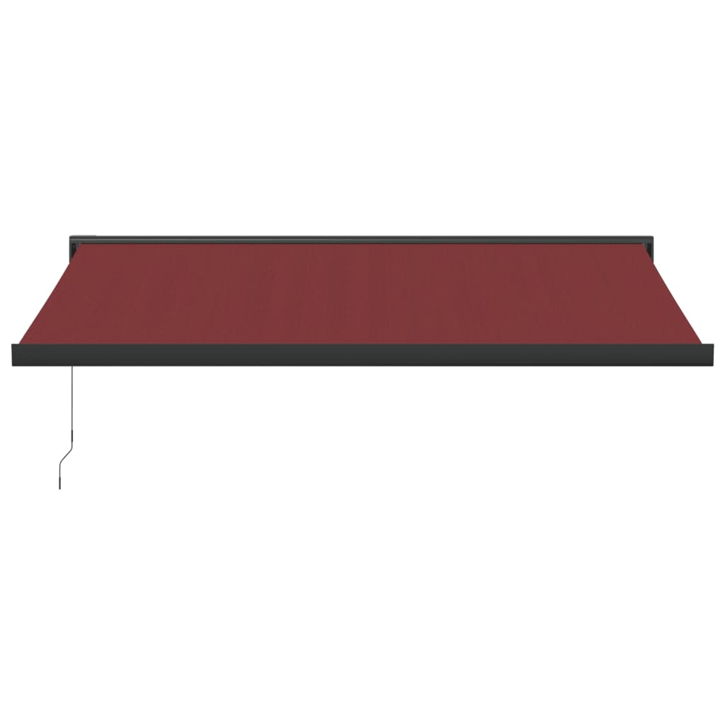 Toldo retrátil manual 400x300 cm bordô - Image 2