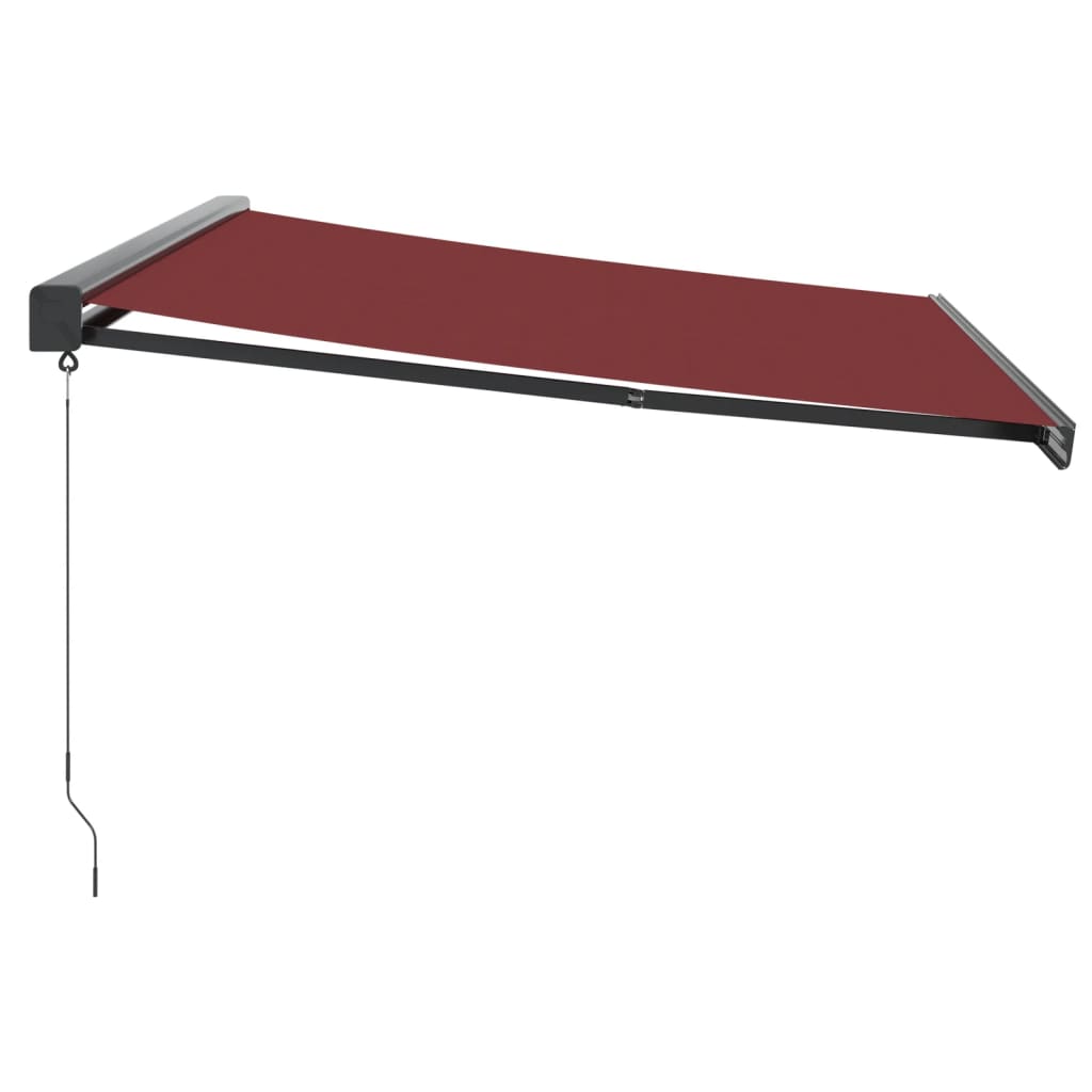 Toldo retrátil manual 400x300 cm bordô - Image 3
