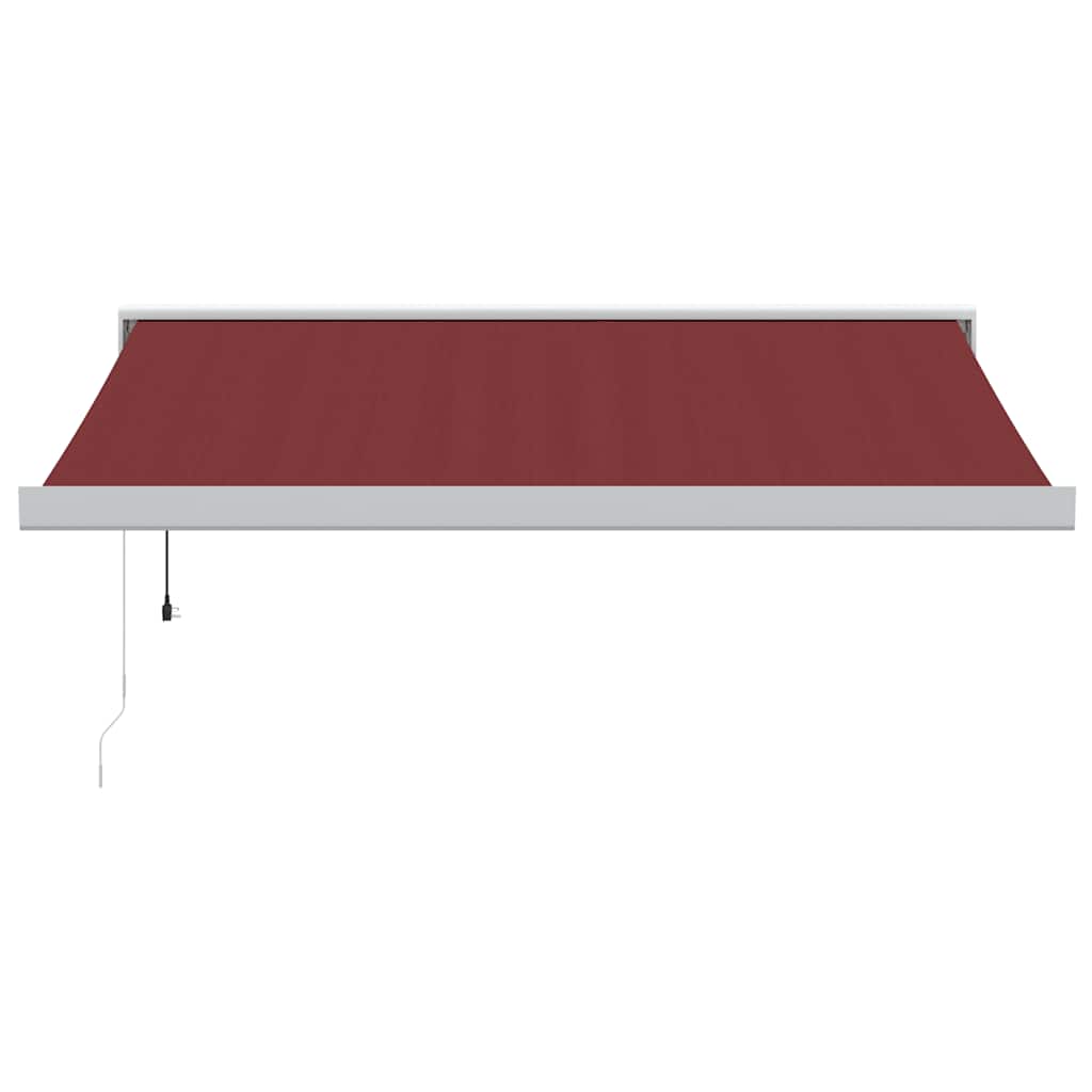 Toldo retrátil automático 350x250 cm bordô - Image 2