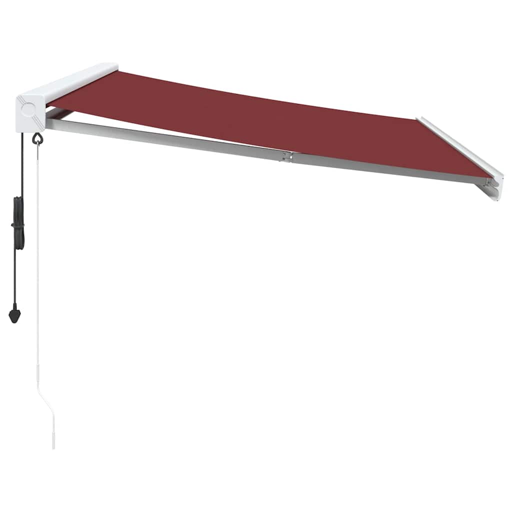 Toldo retrátil automático 350x250 cm bordô - Image 3