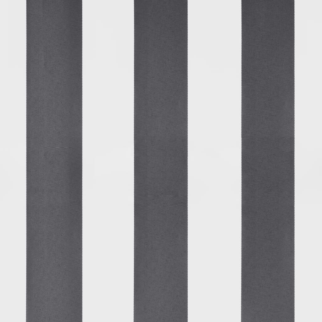 Toldo retrátil manual 500x350 cm antracite e branco - Image 7