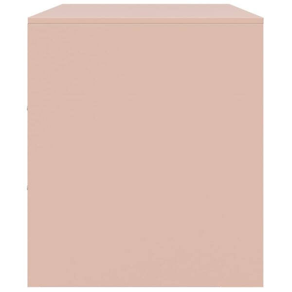 Móvel de TV 99x39x44 aço rosa - Image 7