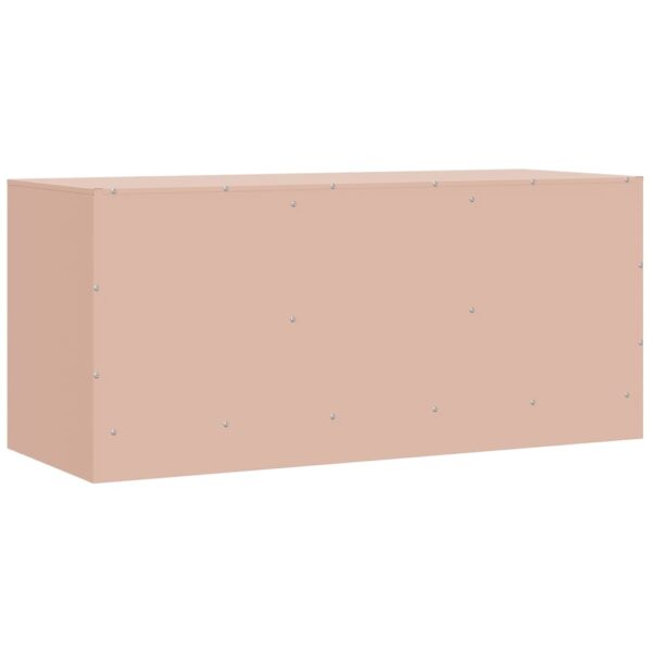 Móvel de TV 99x39x44 aço rosa - Image 8