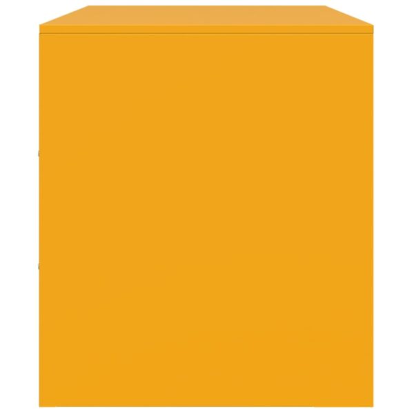 Móvel de TV 99x39x44 cm aço amarelo mostarda - Image 7