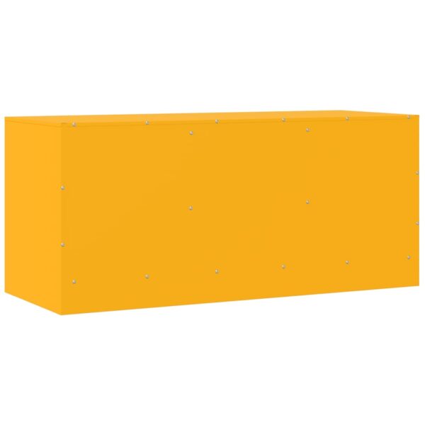 Móvel de TV 99x39x44 cm aço amarelo mostarda - Image 8