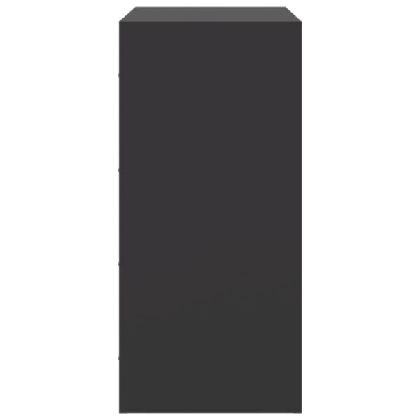 Aparador 67x39x83 cm aço preto - Image 7