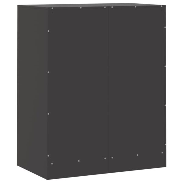 Aparador 67x39x83 cm aço preto - Image 8