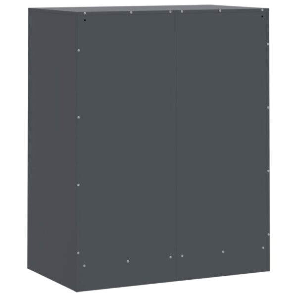 Aparador 67x39x83 cm aço antracite - Image 8