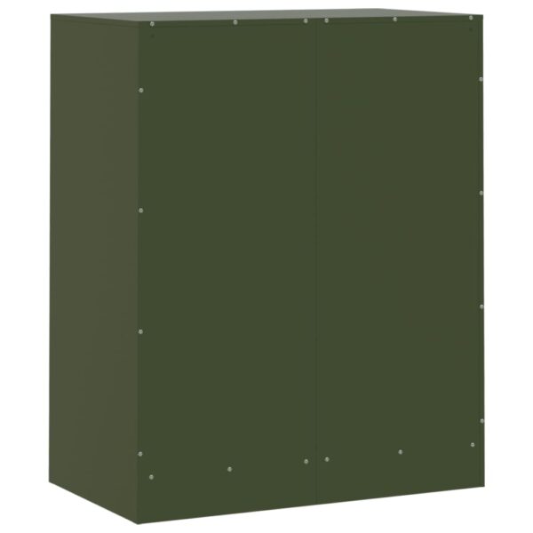 Aparador 67x39x83 cm aço verde azeitona - Image 8