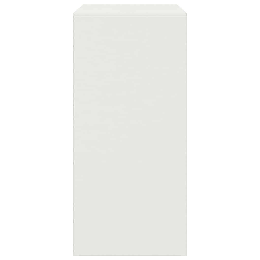Aparador 67x39x83 cm aço branco - Image 7