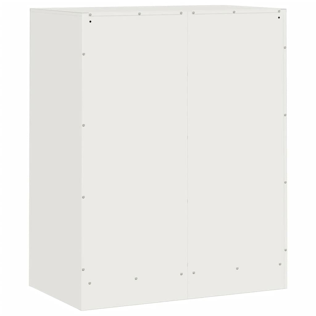 Aparador 67x39x83 cm aço branco - Image 8