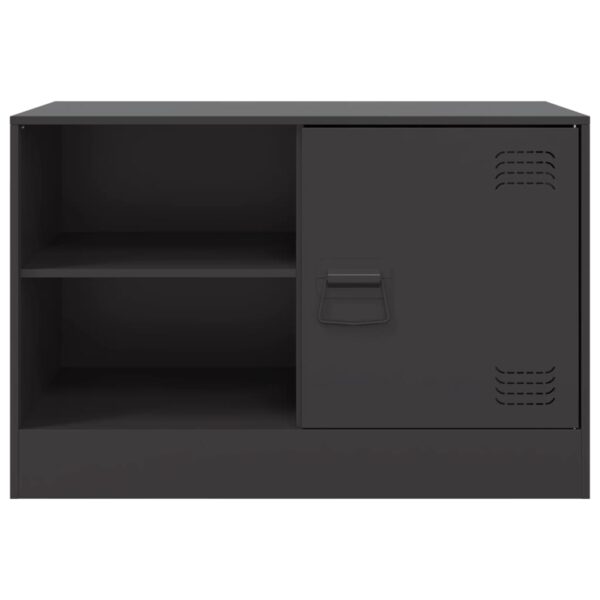Móveis de TV 2 pcs 67x39x44 cm aço preto - Image 4
