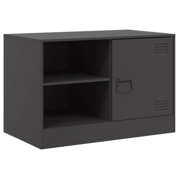 Móveis de TV 2 pcs 67x39x44 cm aço preto - Image 5