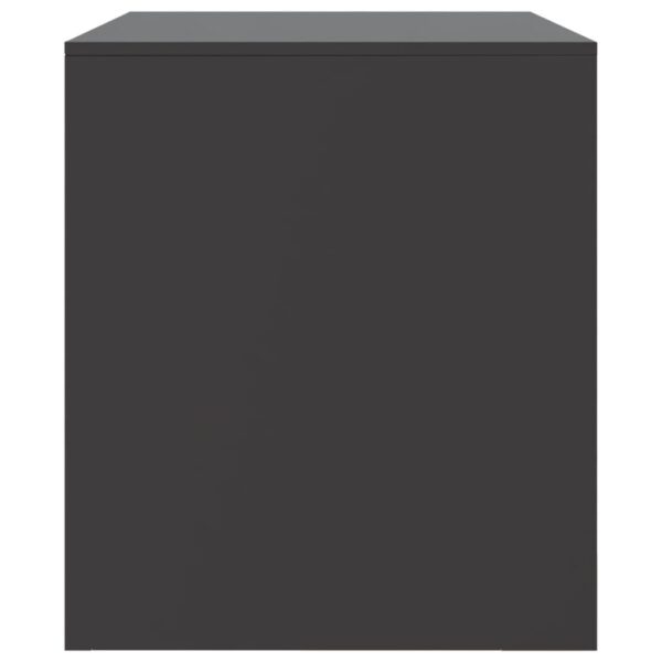 Móveis de TV 2 pcs 67x39x44 cm aço preto - Image 7