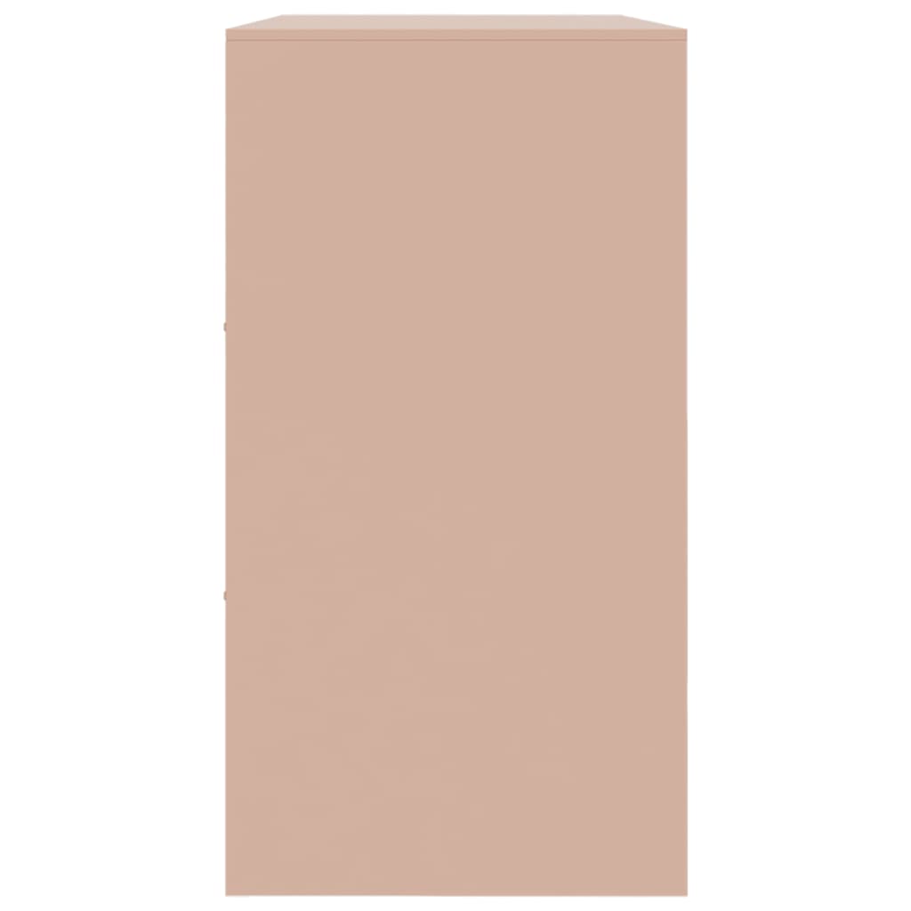 Aparador 99x39x73 cm aço rosa - Image 7