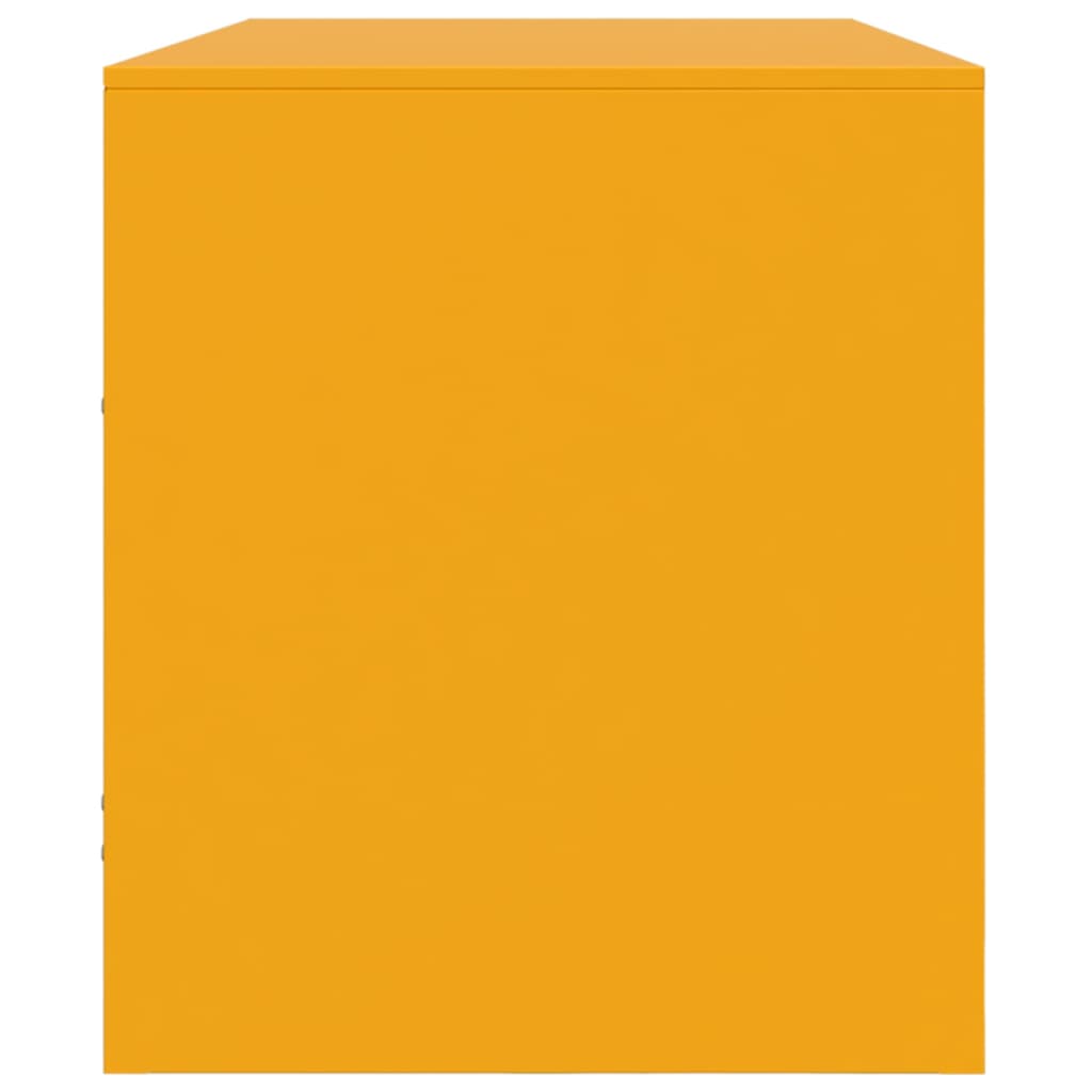 Móvel de TV 99x39x44 cm aço amarelo mostarda - Image 7