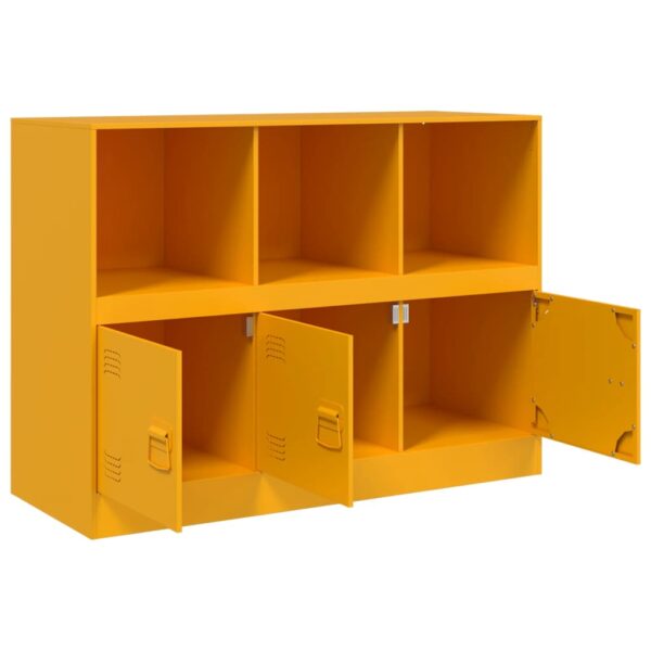 Aparador 99x39x73 cm aço amarelo mostarda - Image 6