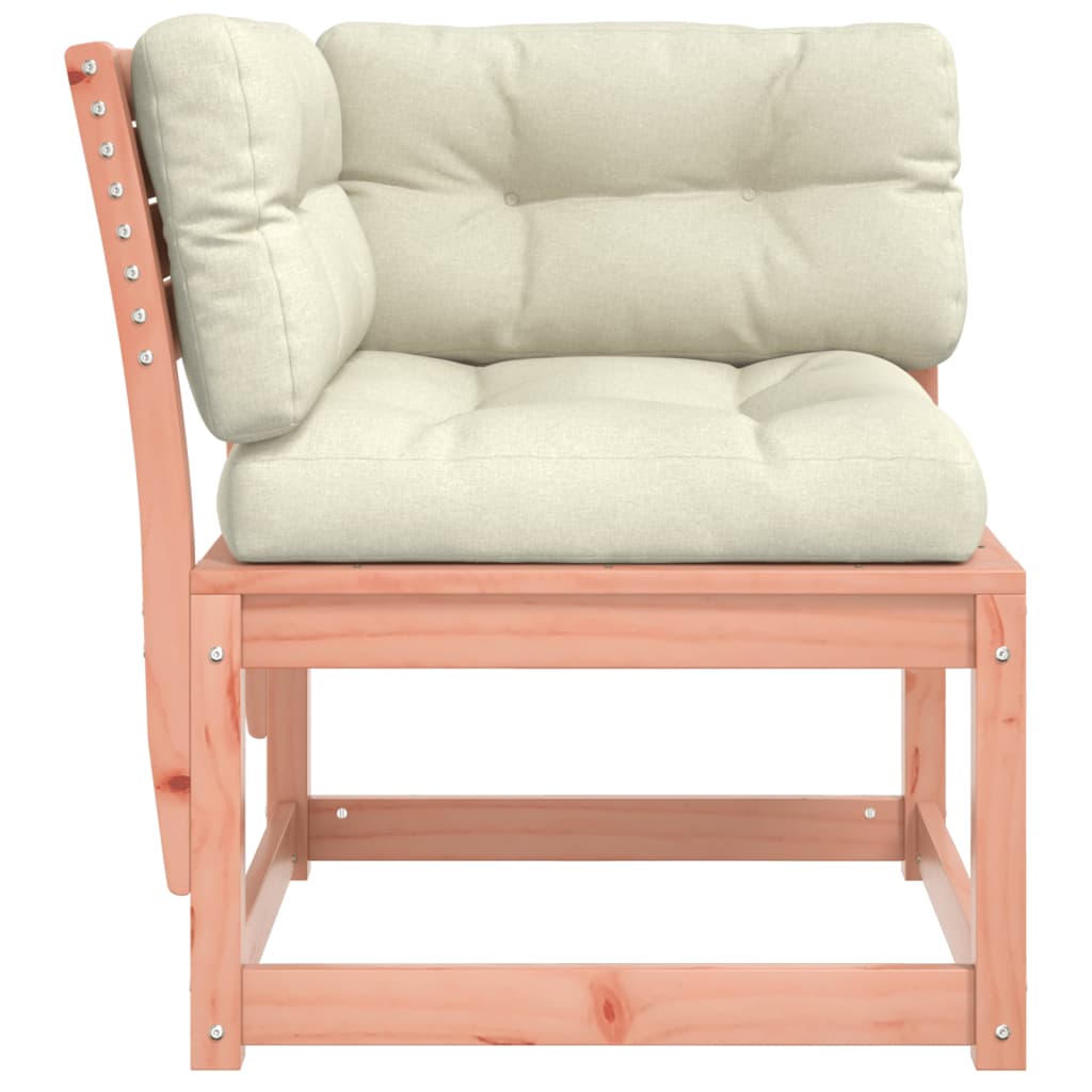 Sofá de canto p/ jardim c/ almofadões madeira de douglas maciça - Image 4