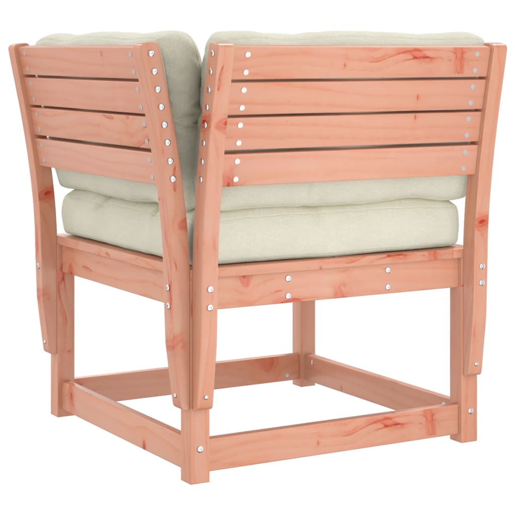 Sofá de canto p/ jardim c/ almofadões madeira de douglas maciça - Image 6