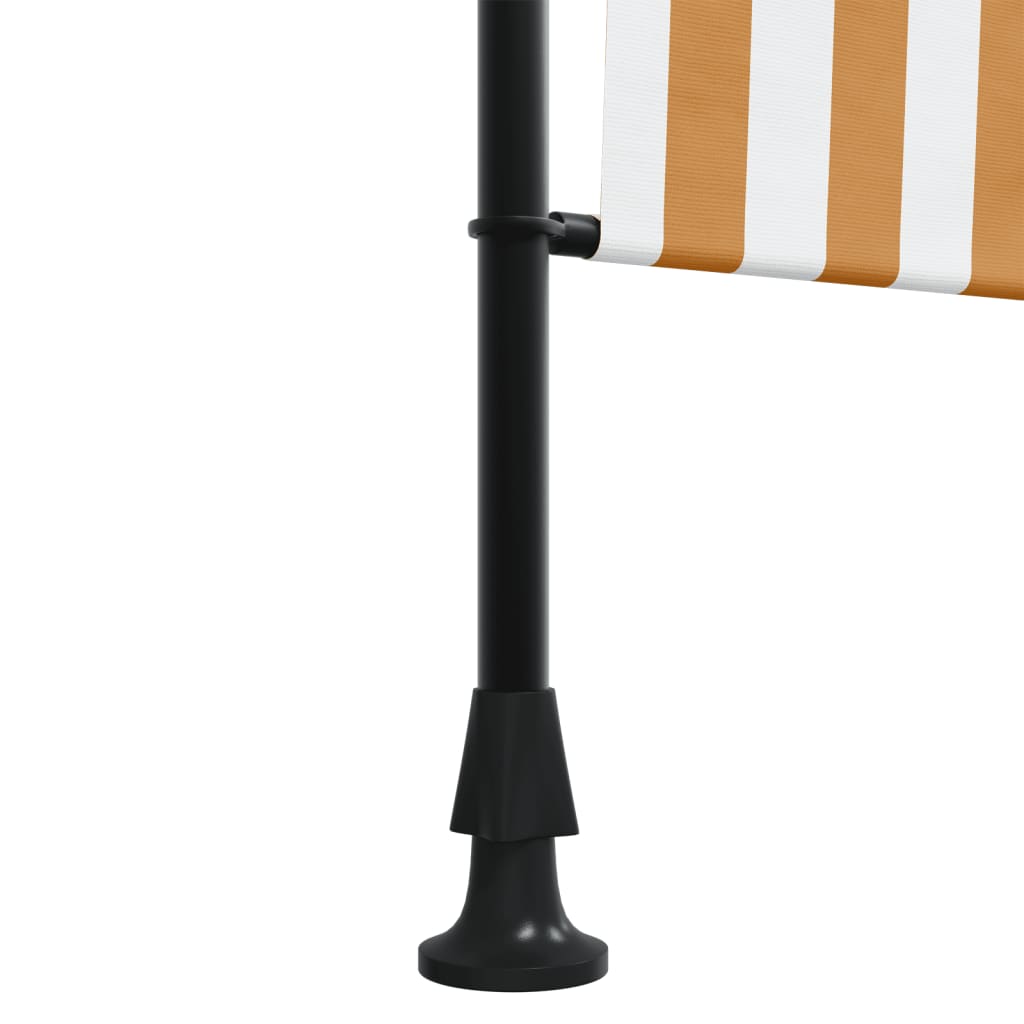 Estore de rolo exterior 150x270 cm tecido/aço laranja e branco - Image 6