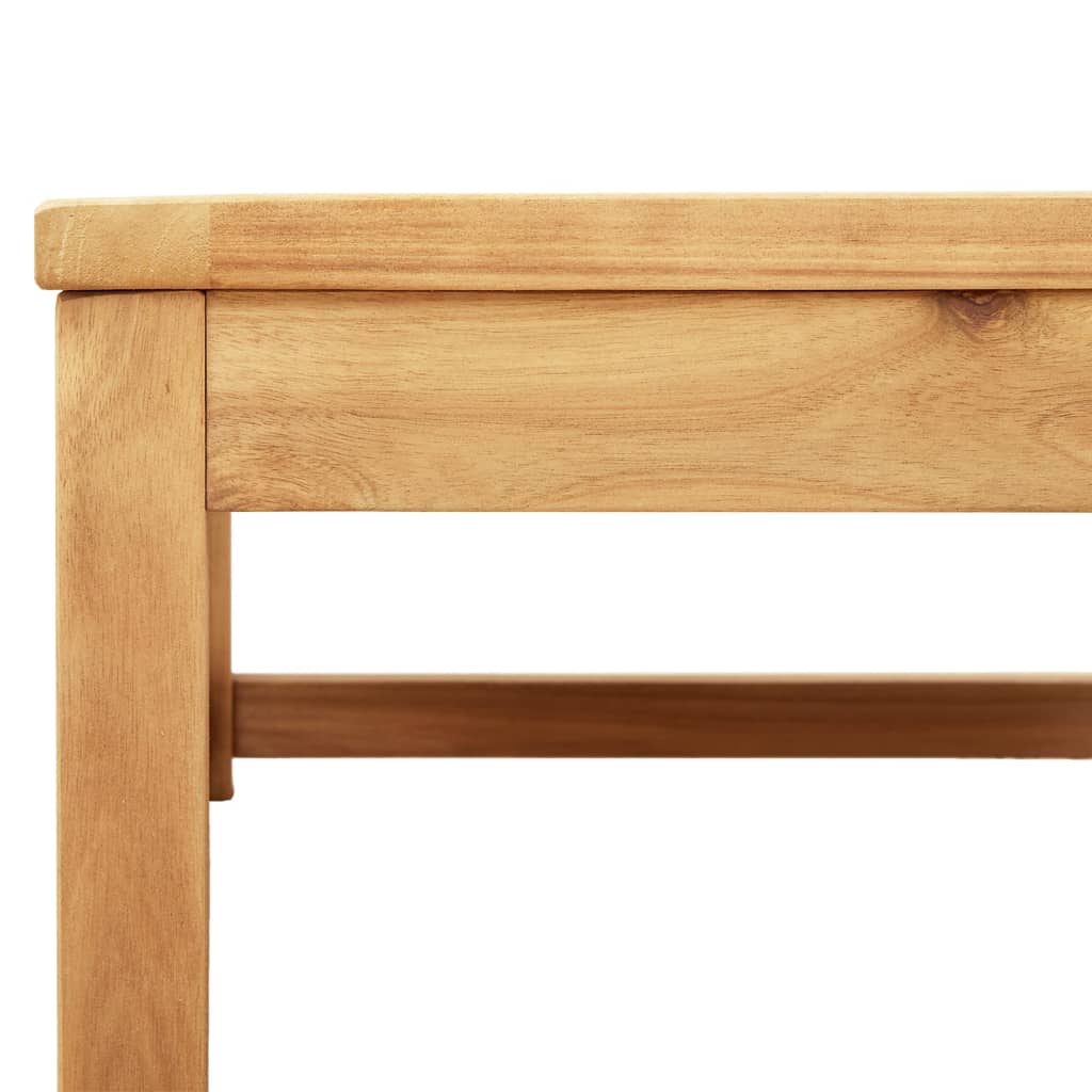 3 pcs conjunto lounge de jardim c/ almofadões acácia maciça - Image 7