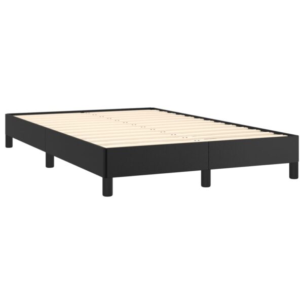 Estrutura de cama sem castanho colchão 120x190cm couro do falso - Image 2