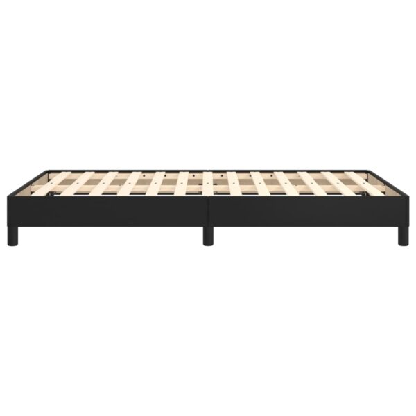 Estrutura de cama sem castanho colchão 120x190cm couro do falso - Image 5