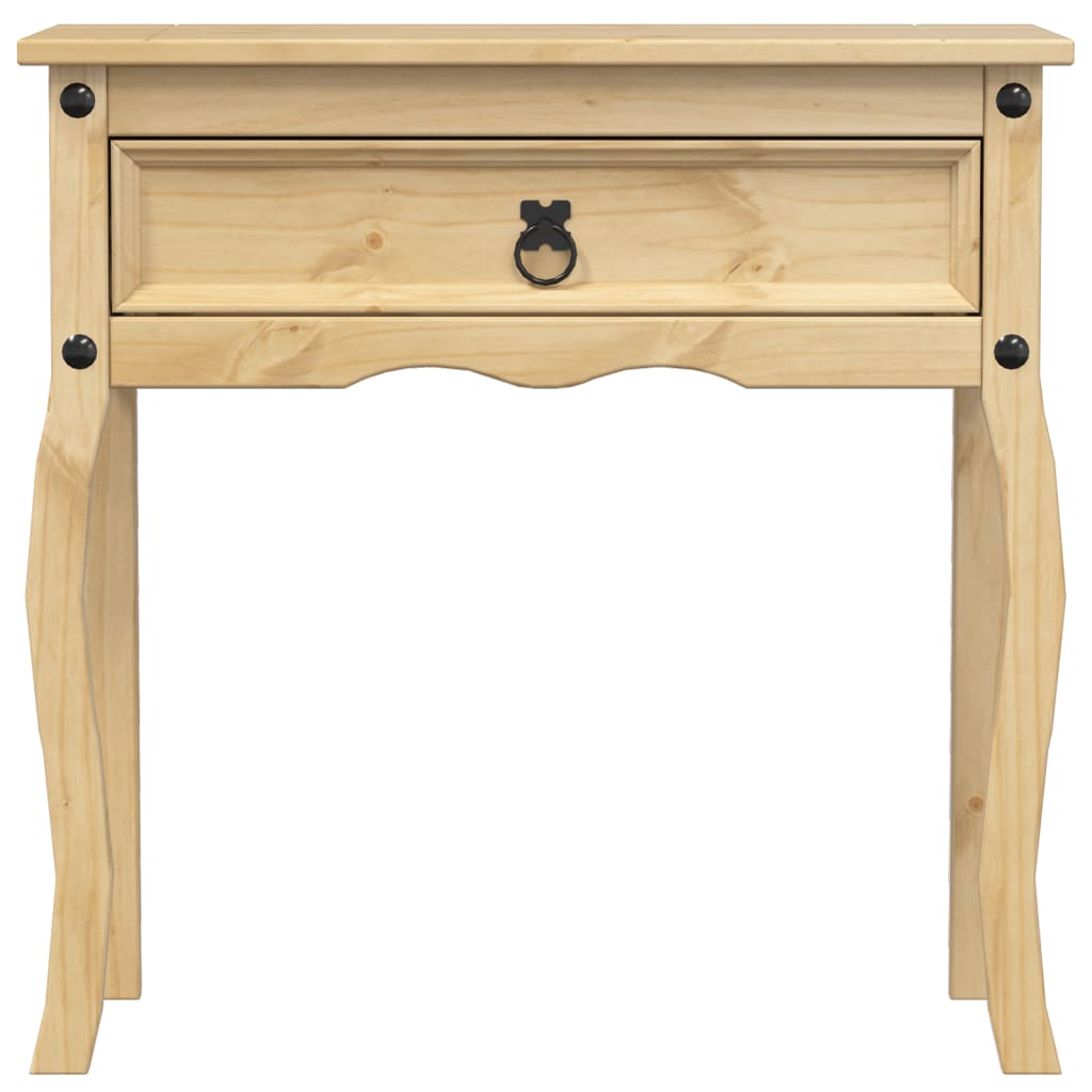 Mesa consola Corona 73x35x73 cm madeira de pinho maciça - Image 3