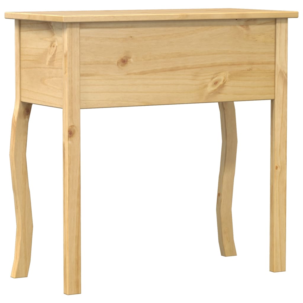 Mesa consola Corona 73x35x73 cm madeira de pinho maciça - Image 5
