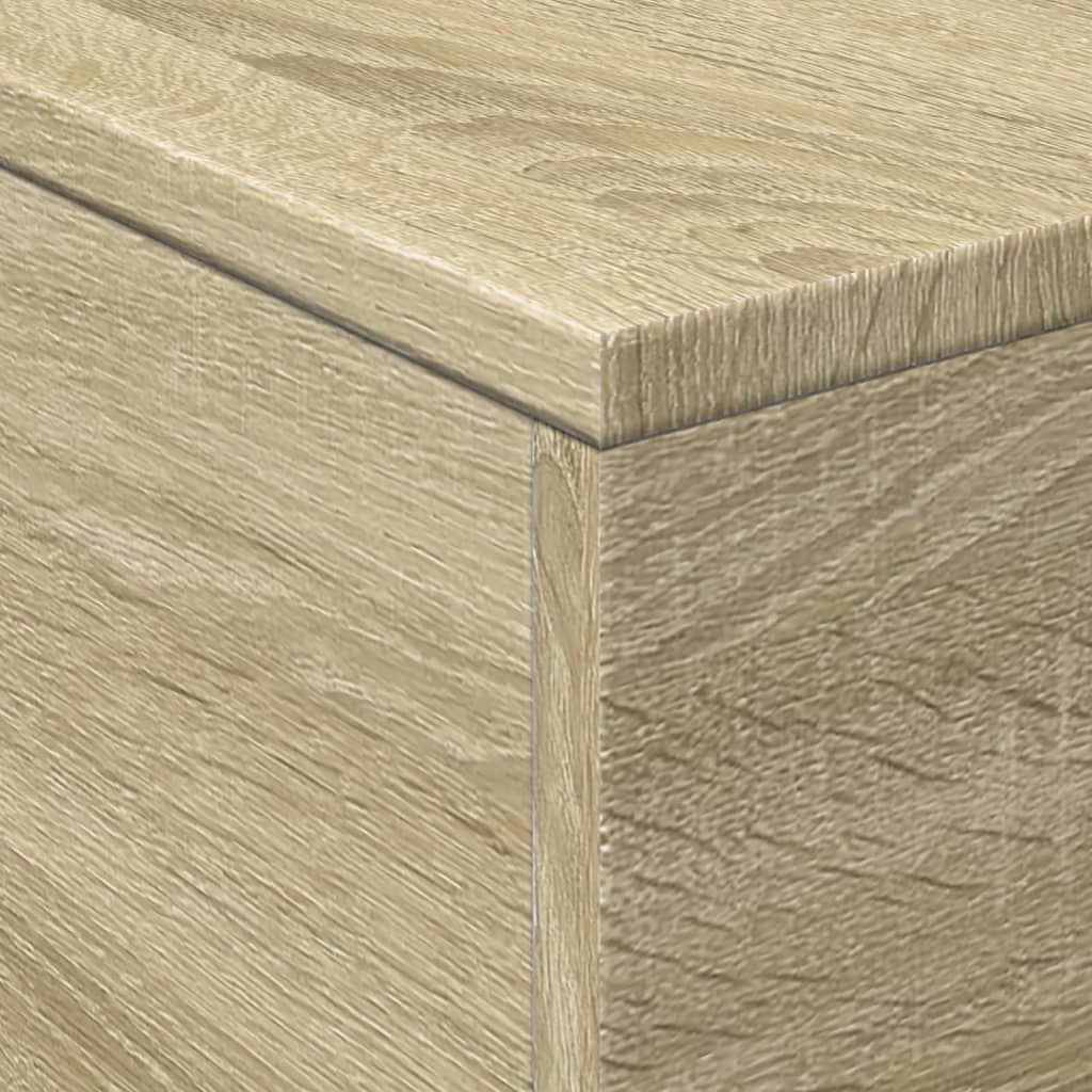 Mesa de centro com luzes LED 50x50x40 cm carvalho sonoma - Image 9