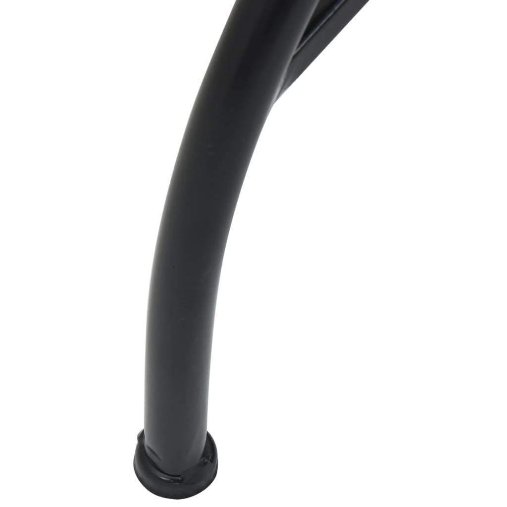 Mesa bistrô em mosaico Ø50x70 cm cerâmica azul e branco - Image 9