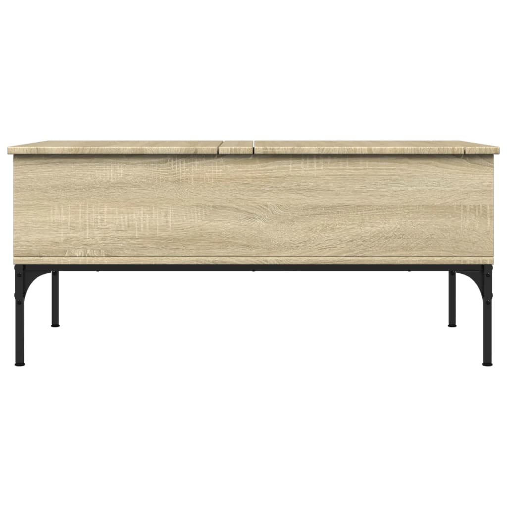 Mesa de centro 100x50x45cm deriv. madeira/metal carvalho sonoma - Image 4