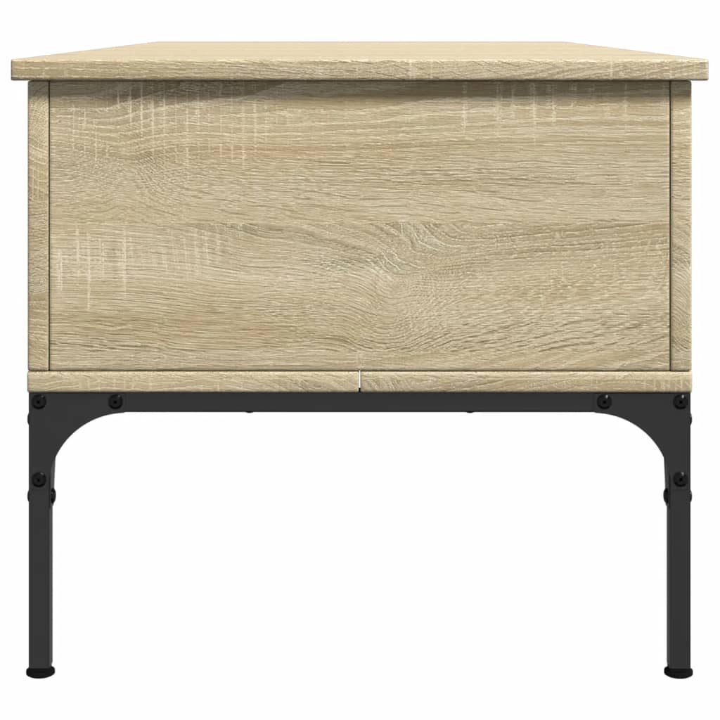 Mesa de centro 100x50x45cm deriv. madeira/metal carvalho sonoma - Image 5