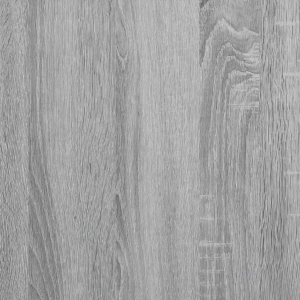 Estante 100x26x180 cm derivados de madeira e metal cinza sonoma - Image 8