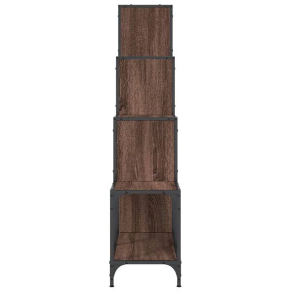 Estante 122x30x132 cm deriv. de madeira/metal carvalho castanho - Image 5