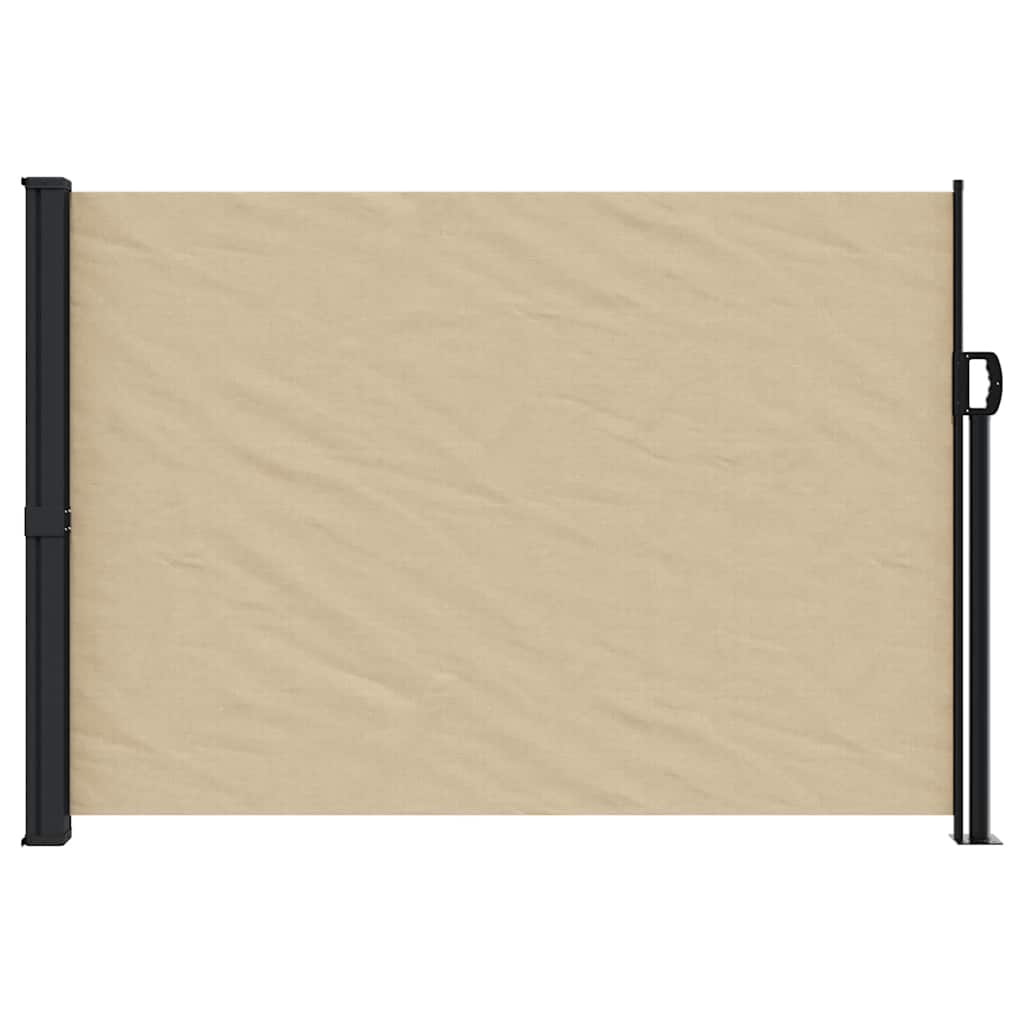 Toldo lateral retrátil 140x600 cm bege - Image 2