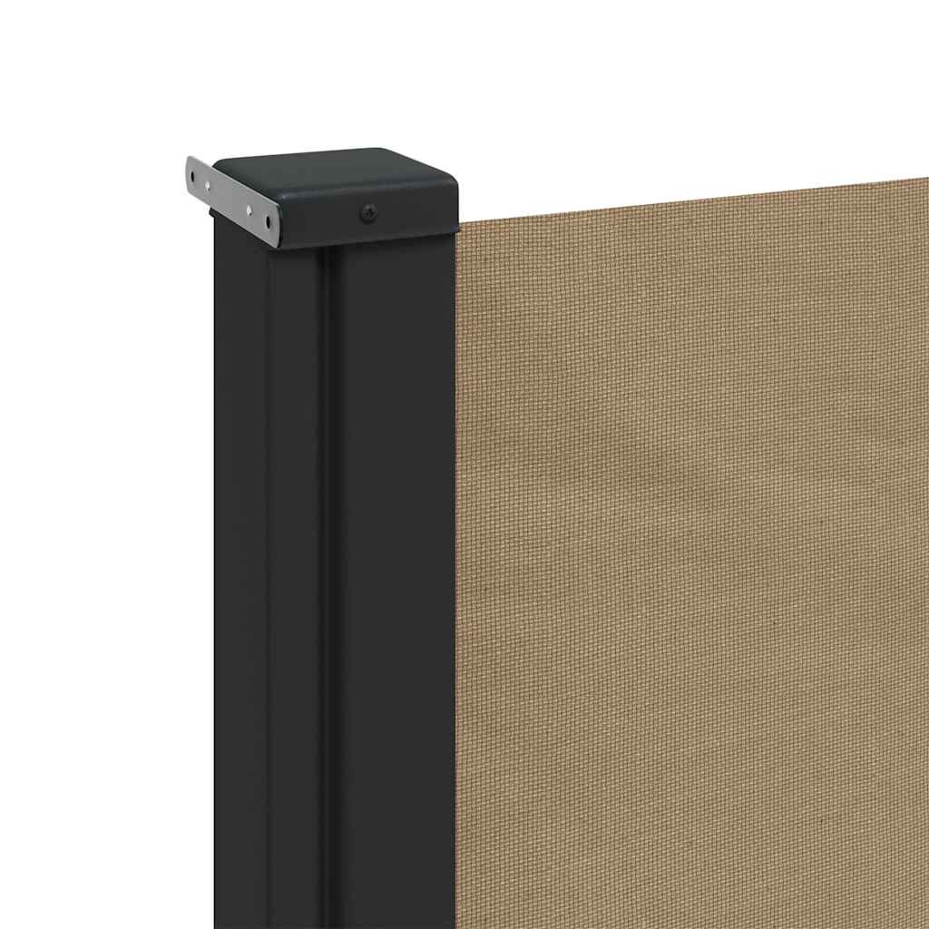 Toldo lateral retrátil 200x600 cm cinzento-acastanhado - Image 6