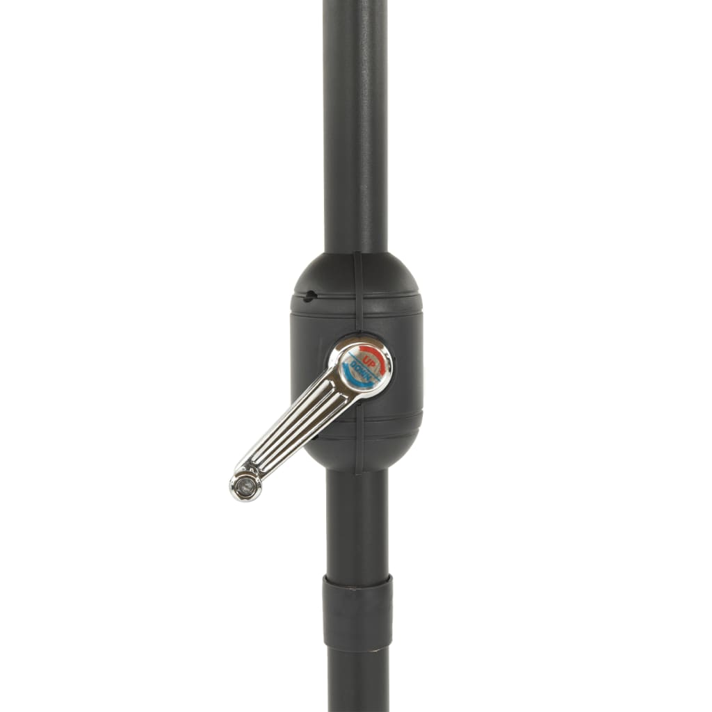 Guarda-sol c/ luzes LED e poste de aço 300x200x250 cm castanho - Image 10