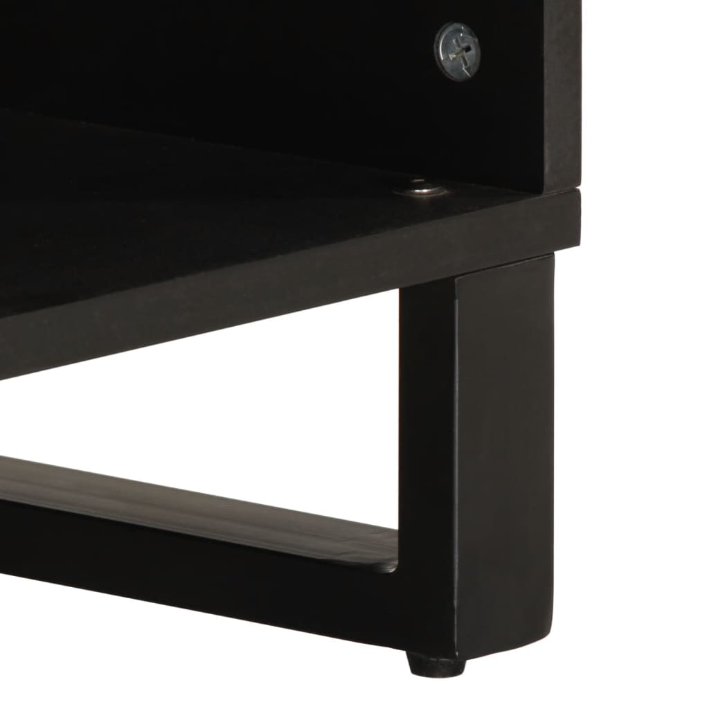 Móvel de TV 100x34x46 cm madeira de acácia maciça - Image 9