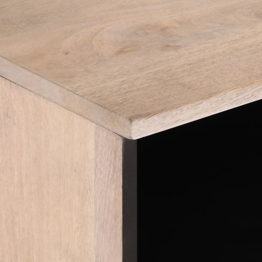 Móvel de TV 100x34x46 cm madeira de mangueira maciça - Image 7