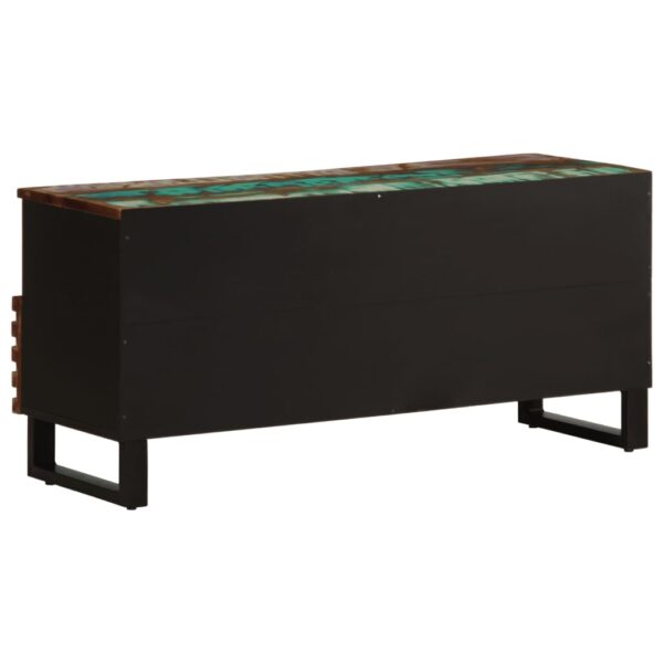 Móvel de TV 100x34x46 cm madeira de acácia maciça - Image 5