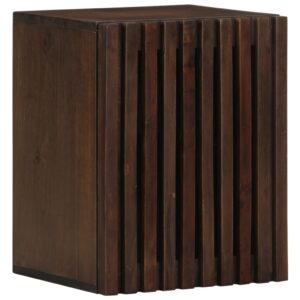 Armário de parede p/ casa de banho mangueira maciça castanho