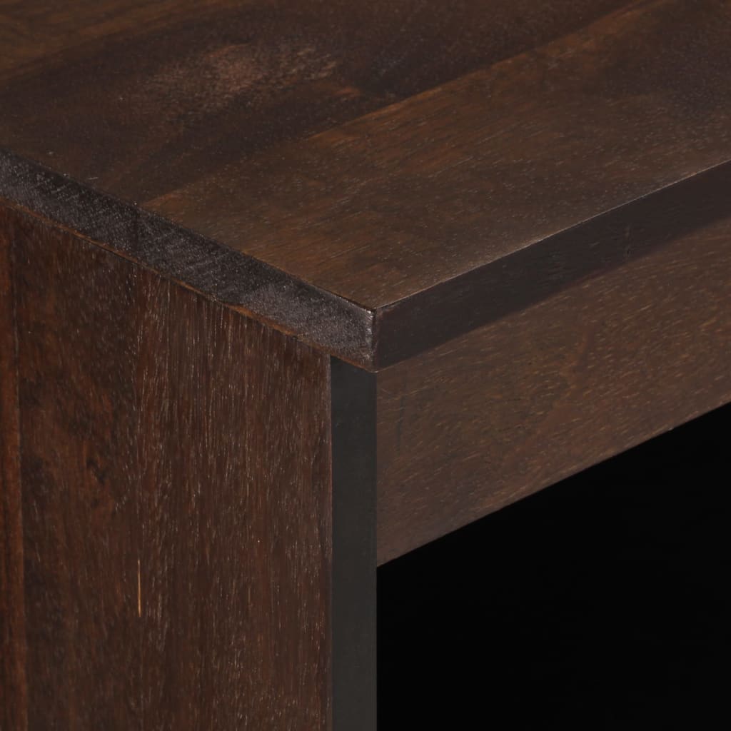 Aparador 60x34x75 cm madeira de mangueira maciça castanho - Image 7