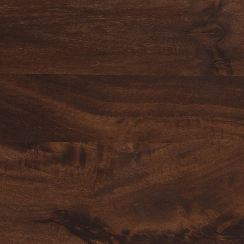Aparador 60x34x75 cm madeira de mangueira maciça castanho - Image 9
