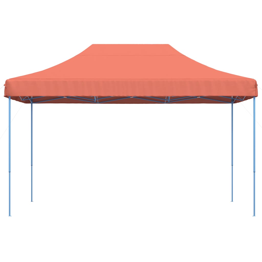 Tenda para festas pop-up dobrável 440x292x315 cm terracotta - Image 2
