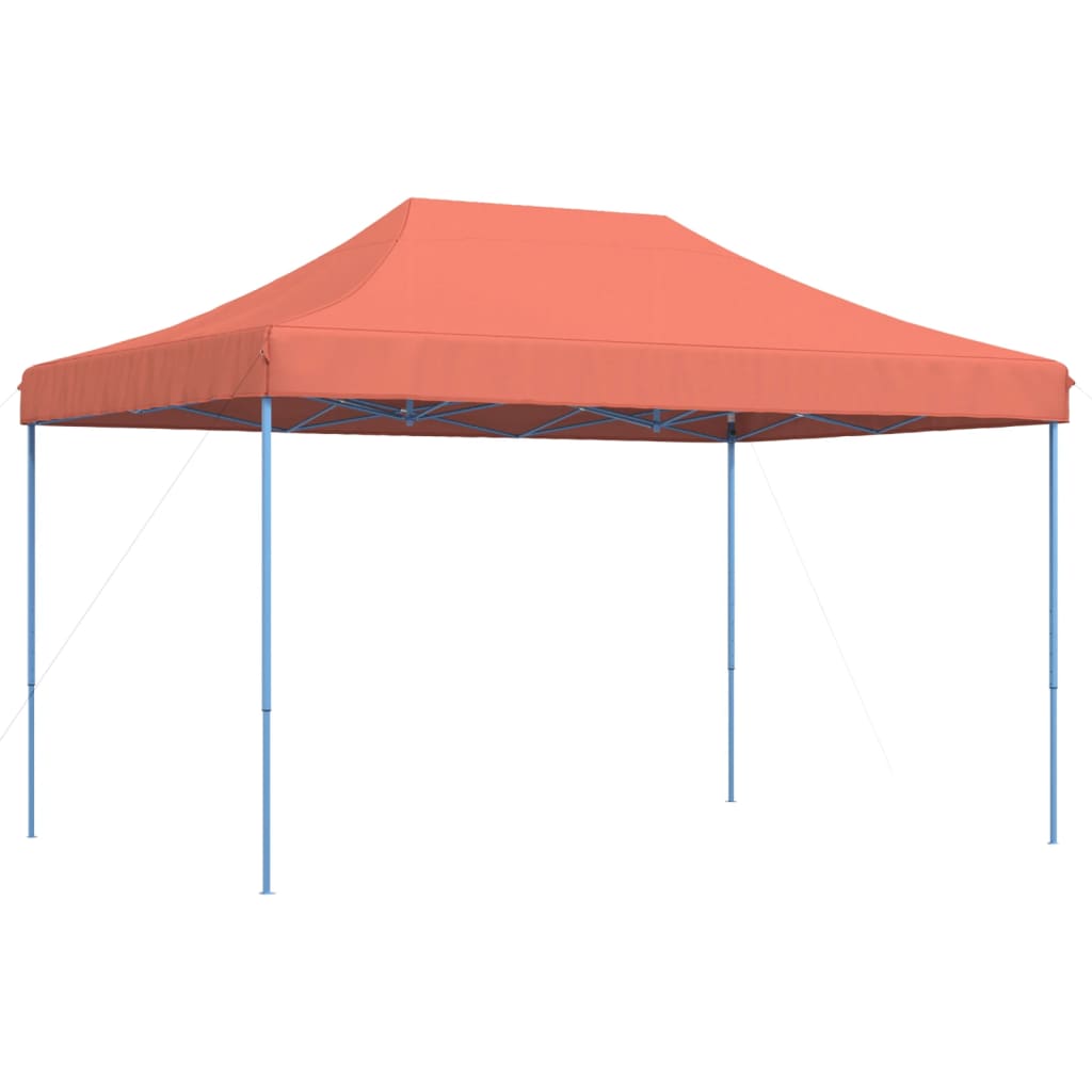 Tenda para festas pop-up dobrável 440x292x315 cm terracotta - Image 4
