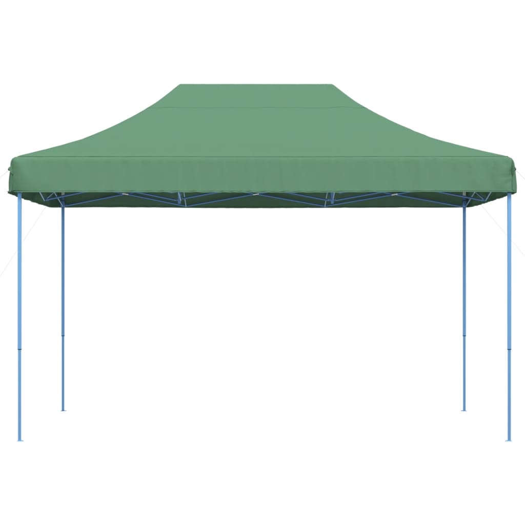 Tenda para festas pop-up dobrável 410x279x315 cm verde - Image 2