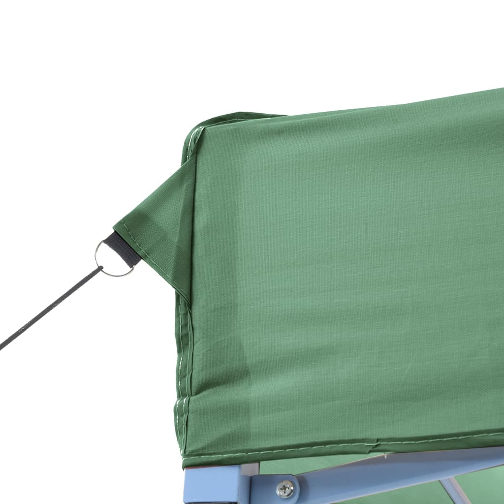 Tenda para festas pop-up dobrável 410x279x315 cm verde - Image 6