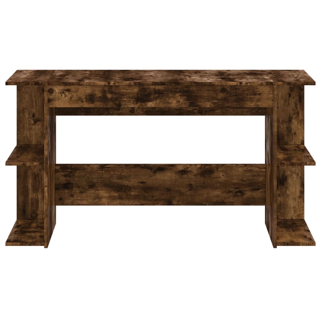 Secretária 140x50x75 cm derivados de madeira carvalho fumado - Image 3