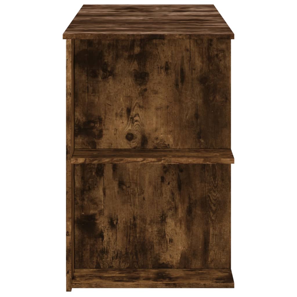 Secretária 140x50x75 cm derivados de madeira carvalho fumado - Image 4